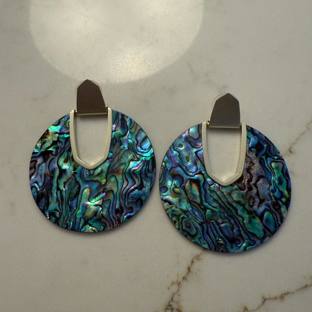 Kendra Scott Diane earrings in Abalone